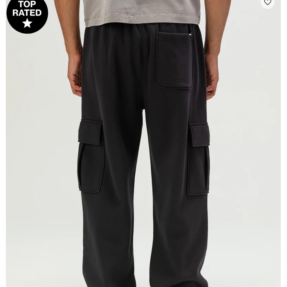 Tilly's Black Cargo Sweat Pants.